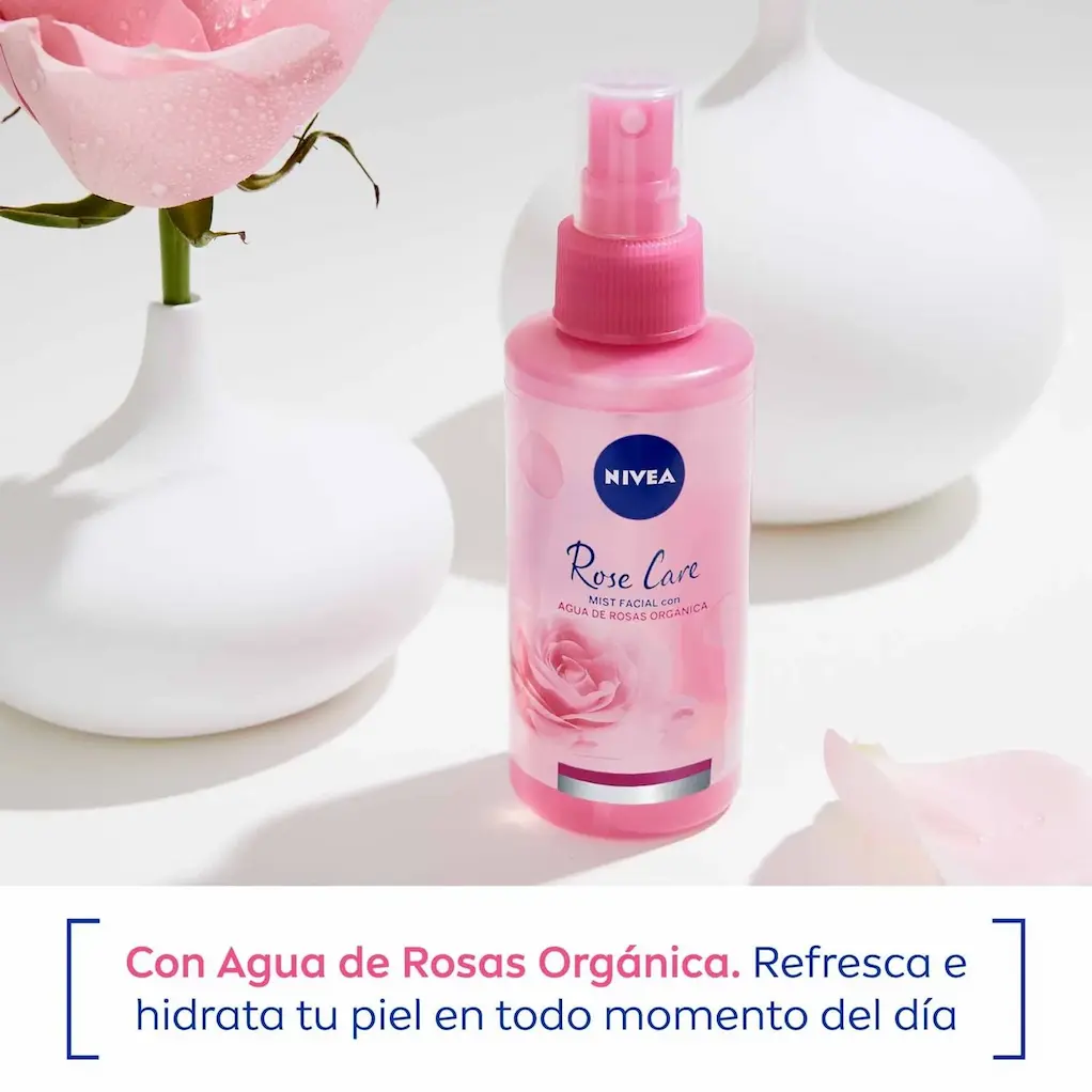 Agua de Rosas Nivea Rose Mist lo que hace